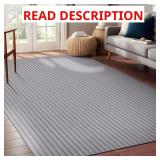 UltraPlush Touch 5 ft. x 7 ft. Grey Rug