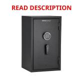 MAXSafes 2.0 cu. ft. Fireproof Safe Black