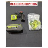 Ryobi 40V 4Ah Battery + Charger + Trimmer