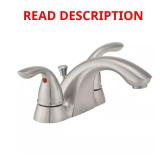 Builders 4-in Centerset Faucet Brushed Nickel
