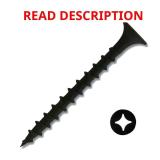 6 x 1-1/2 in. Black Oxide Bugle Head Phillips