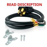 Everbilt 4 ft. 6/8 4-Wire Electric Range Plug