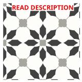 MORCART 20PCS Peel & Stick Floor Tile, Black