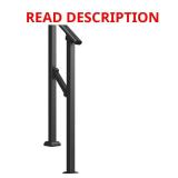 Outdoor Steps Hand Rail Kit 36.2 in. H Black
