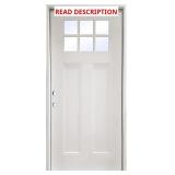 32" x 74" Mission Fiberglass Door, RH