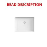 Verticyl Undermount Sink, White Vitreous