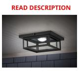 Mauvo Canyon 12 in. Black LED Light