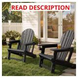 2-Piece Outdoor Adirondack Chair
