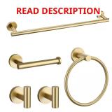 Brushed Gold 5-Piece Bath Hardware Set