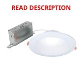Halo Matte White 6" LT Downlight Dimmable