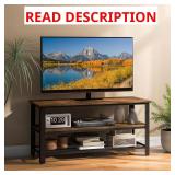 Brown 3-Tier TV Stand for 50" TVs