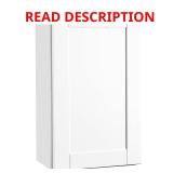 Shaker Wall Kitchen Cabinet, Satin White