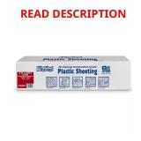 8 ft. x 100 ft. x 6 mil Clear Plastic Sheeting