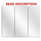 Frameless Tri-View Cabinet, 36-3/8 x 30-3/16 - DA