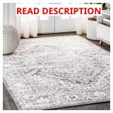Modern Persian Light Gray 8x10 Distressed Rug