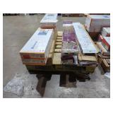 Skid Assorted Vinyl Plank Flooring and Tiles