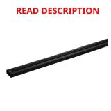 4 ft. 2400W Black Linear Track Rail Section