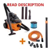 Shop Vac WD4070E 4 Gal, 5.0 HP, 10ft Hose