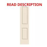 18 in. x 80 in. Carrara 2-Panel Door Slab
