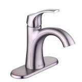 Arnette Single Hole Bath Faucet Brushed Nickel
