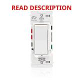 Decora Rocker Dimmer 150W White ESL01-2PW