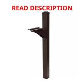 Landover Aluminum Crossarm Mailbox Post Bronze