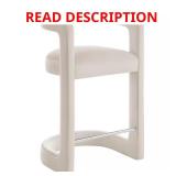 Winslow Velvet Counter Stool with Footrest