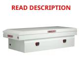 72 in. White Steel Crossover Toolbox (DAMAGED & A