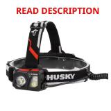 Husky 1000 Lumens Dual Power Headlamp