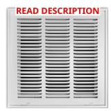 14 in. x 14 in. Steel Return Air Grille, White