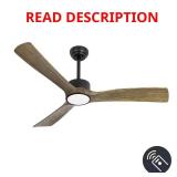 52 in. Mahogany LED Ceiling Fan