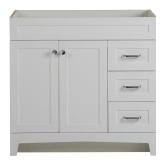 Thornbriar 36W Vanity Cabinet, Right Drawers