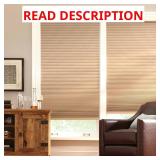 Latte Cordless Blackout Shades 50W x48L