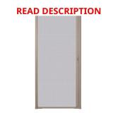 LuminAire Sandtone Retractable Screen Door
