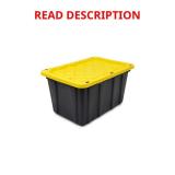 Bac de Rangement 102 L GSC Plastique Noir Jaune