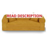 Convertible Sofa Bed, 80" Sleeper with Storage