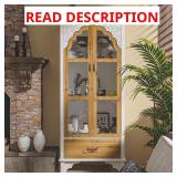 White Wood Storage Cabinet with Doors