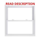 35.75 x 37.25 in. 70 Pro White Double Hung Window