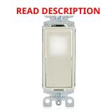 15A 120/277V Decora LED Rocker Switch