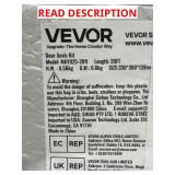 VEVOR Garage Door Threshold Seal 20ft, Black