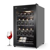 17 in. Wine Cooler 24-Bottle Fr stand