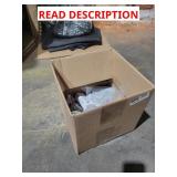 Box Lot: Electrical Items & Lightbulbs