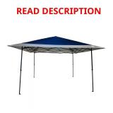 E-Z UP 13x13 Blue Top Black Frame Eaves