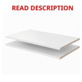 24 in. x 14 in. Wood Shelves (2-Pack)