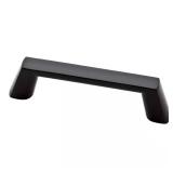 Box Lot Soft Modern 3-3/4 in Matte Black Square P