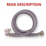 4 ft SS Washing Machine Hose (Elbow) 2-Pack