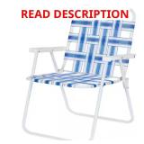 Folding Web Chair (DAMAGED)