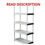Gray 5-Tier Garage Shelving Unit (36x72x18)