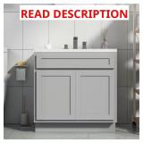 Gray 2-Doors Bath Vanity Cabinet (36 in.?)
