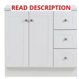 Bannister Bath Vanity, White Top